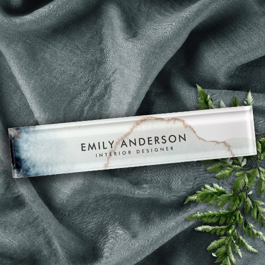 ELEGANT GOLD AQUA BLUE BRUSH STROKE STAIN TEXTURE NAAMBORDJE