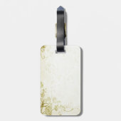 Elegant Gold Bagagelabel (Achterkant verticaal)