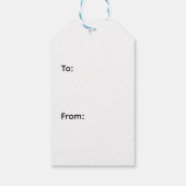 Elegant Gold Balloon Happy Birthday Cadeaulabel (Achterkant)