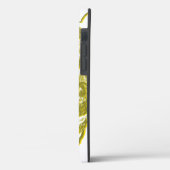 Elegant Gold Bee Monogram Hoesje-Mate iPhone Case (Achterkant / Links)