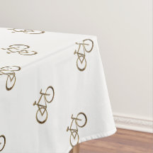 Elegant Gold Bike Pattern fietscyclist
