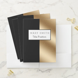 Elegant Gold Black