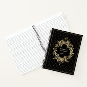 Elegant Gold Black   Notitieboek (Binnen)
