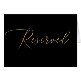 Elegant Gold black script, symbool gereserveerd te