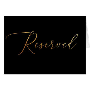 Elegant Gold black script, symbool gereserveerd te
