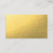 Elegant Gold Black Wedding Website Kaart (Achterkant)