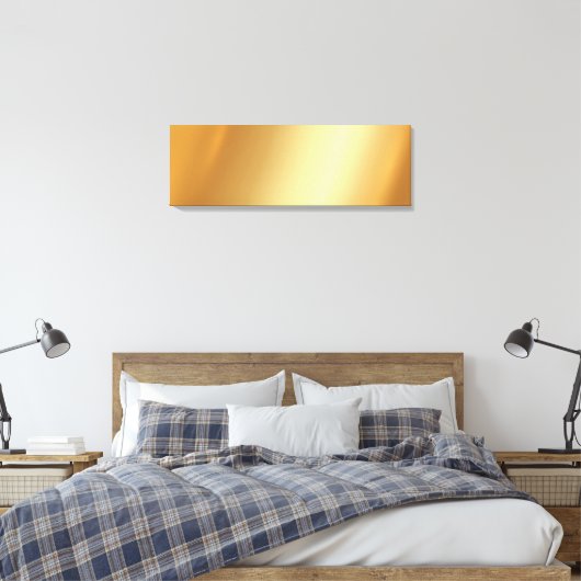 Elegant Gold Blank Background For Your Photo Canvas Afdruk (Insitu (Slaapkamer))