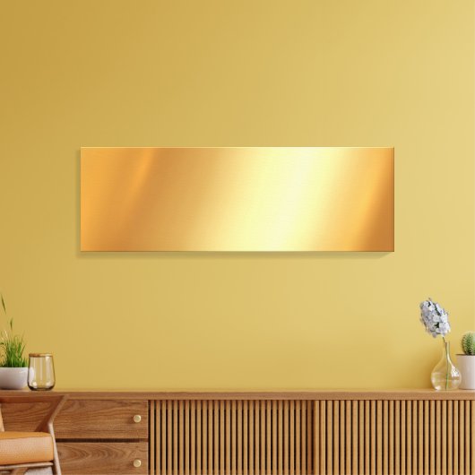 Elegant Gold Blank Background For Your Photo Canvas Afdruk (Insitu (Woonkamer))