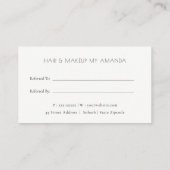 Elegant  Gold Blauwgroen Mandala Verwijs een vrien Visitekaartje (Achterkant)