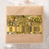 Elegant gold bling etiket (Insitu)