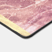 Elegant Gold & Blush Pink Girly Naam toevoegen Mar Bureaumat (Hoek)