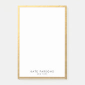 Elegant Gold Border-laptop Post-it® Notes (Voorkant)