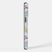 Elegant Gold Botanical Marble Mongram iPhone Hoesje (Rechterkant)