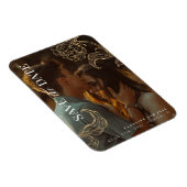 Elegant Gold Botanical Photo Save the Date Magneet (Rechterzijde)