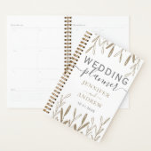 Elegant Gold Botanical Wedding Planner (Display)