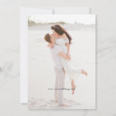 Elegant Gold Botanische Calligrafie Sparen de Datu Save The Date (Achterkant)