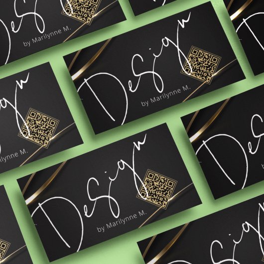 Elegant Gold Boutique Design Visitekaartje