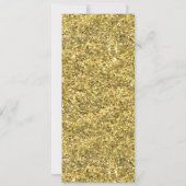 Elegant Gold Bow 50th Jubileum Party Kaart (Achterkant)