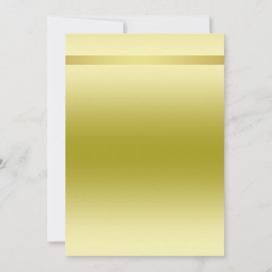 Elegant Gold Bow House Warming Party Kaart (Achterkant)