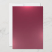 Elegant Gold Bride, Vrijgezellenfeest Kaart (Achterkant)