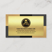 Elegant Gold Bronze Grey Layers die rijden Visitekaartje (Achterkant)