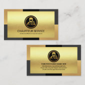 Elegant Gold Bronze Grey Layers die rijden Visitekaartje (Voorkant / Achterkant)