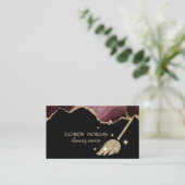 Elegant Gold Broom, schoonmaakmiddel Bourgogne Aga Visitekaartje (Staand voorkant)