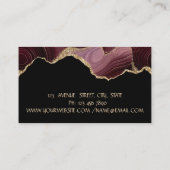 Elegant Gold Broom, schoonmaakmiddel Bourgogne Aga Visitekaartje (Achterkant)