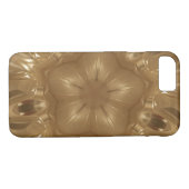 Elegant Gold Brown Kaleidoscoop Star Design Case-Mate iPhone Case (Achterkant (Horizontaal))