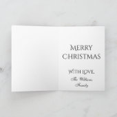 Elegant Gold Brown Kerstmis Kaleidoscoop Star Feestdagen Kaart (Binnen)