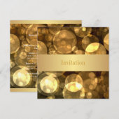 Elegant Gold Bubbles 9 Speciale verjaardag Kaart (Voorkant / Achterkant)