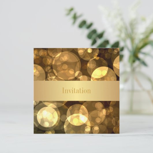 Elegant Gold Bubbles 9 Speciale verjaardag Kaart (Staand voorkant)