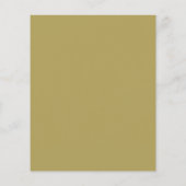 Elegant Gold/BUDGET/Baptisme uitnodiging. (Achterkant)