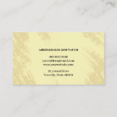  Elegant Gold Business Card – Minimalist Luxurious Visitekaartje (Achterkant)