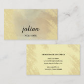  Elegant Gold Business Card – Minimalist Luxurious Visitekaartje (Voorkant / Achterkant)