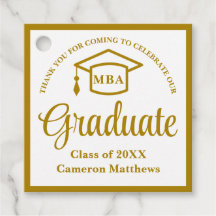 Elegant Gold Business School Afstudeerfeest