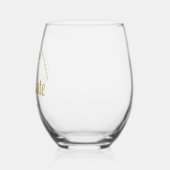 Elegant Gold Business School Afstuderen MBA Wijnglas Zonder Voet (Links)