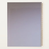 Elegant Gold Caduceus White Wings Medical Planner (Achterkant)