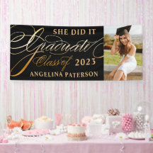 Elegant Gold Calligrafie Afstuderen Klasse 23