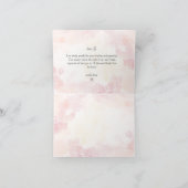 Elegant Gold Calligrafie Hartelijk dank Notitiekaartje (Binnen)