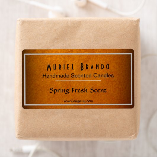 Elegant Gold Candle Company V4 Kandle Jar Label (Insitu)