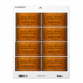 Elegant Gold Candle Company V4 Kandle Jar Label (Full Sheet)