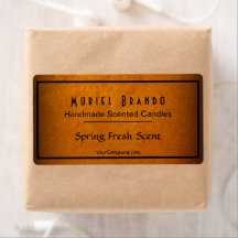 Elegant Gold Candle Company V4 Kandle Jar Label