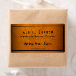 Elegant Gold Candle Company V4 Kandle Jar Label