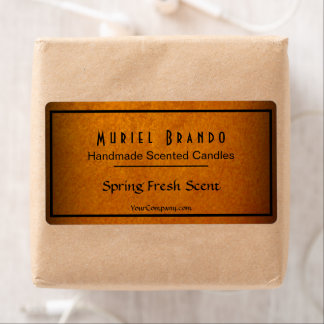 Elegant Gold Candle Company V4 Kandle Jar Label