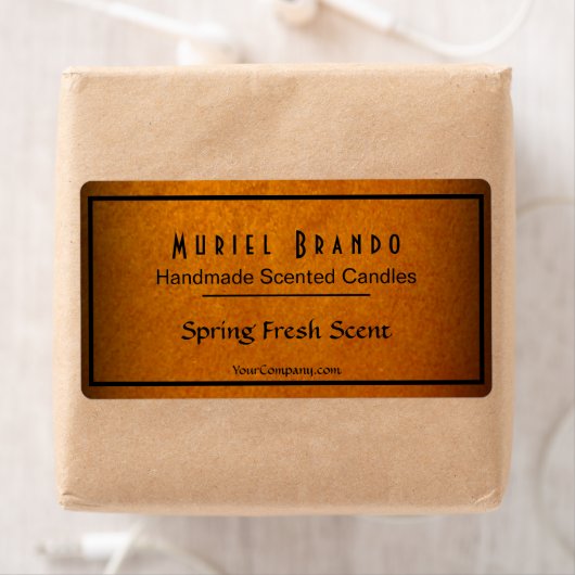 Elegant Gold Candle Company V4 Kandle Jar Label (Insitu)