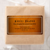 Elegant Gold Candle Company V4 retouradres Etiket (Insitu)