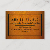 Elegant Gold Candle Company V4 Visitekaartje (Voorkant)