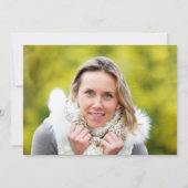 Elegant Gold Celebration of Life Funeral 2 Foto Kaart (Achterkant)