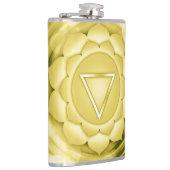 Elegant Gold Chakra Zen Yoga Spirituele Meditation Heupfles (Rechts)